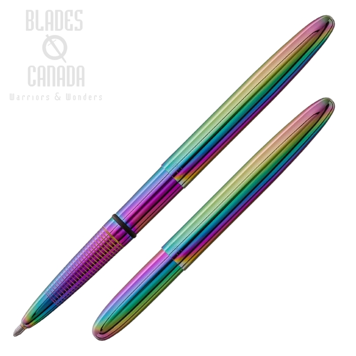 Fisher Space Pen Bullet Pen, Titanium Rainbow, FP400RB